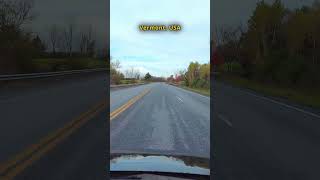 Vermont Fall Colors Under Gray Skies | Middlebury to Bristol Scenic Drive