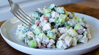 Healthy Cucumber Salad for Weight Loss! Easy & Delicious Recipe.