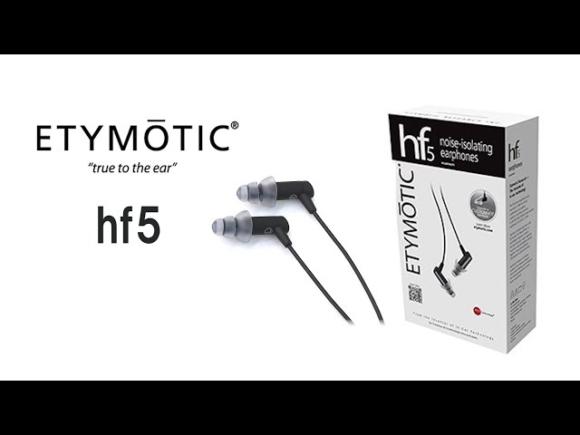 ETYMOTIC RESEARCH / カナル型イヤホンhf5 - YouTube