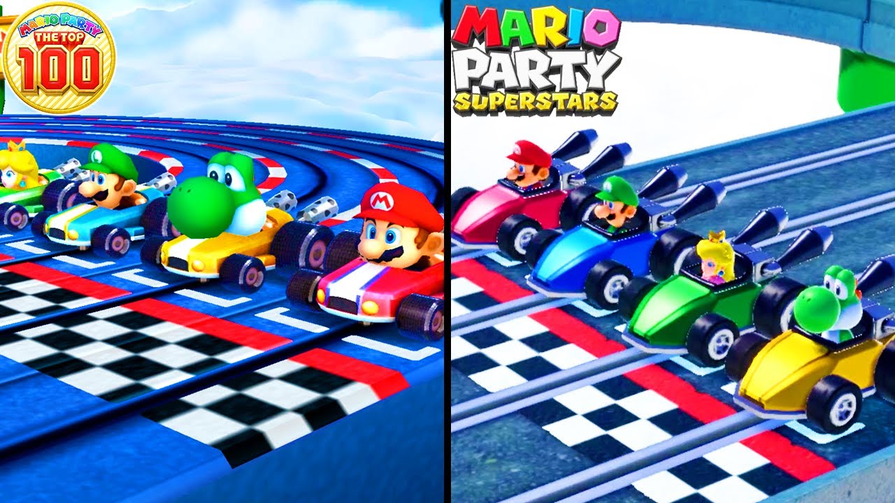 Evolution of Slot Car Derby in Mario Party (20172021) YouTube