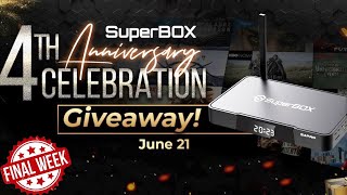 📣 SuperBox S4 Pro TV Media Box's GIVE AWAY!