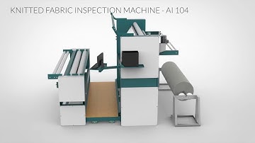 Open Width knitted Fabric Inspection & Rolling Machine - AI 104 I ABZ Industries