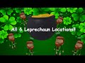 All 6 leprechaun locations  roblox growing up event