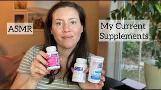 ASMR - My Current Supplement Collection - Tapping & Whispering