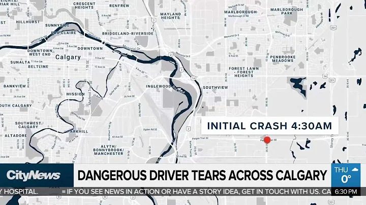 Dangerous driver tears across Calgary
