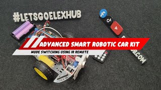 Advanced Smart Robotic Car Kit | Mode Switching Using IR Remote