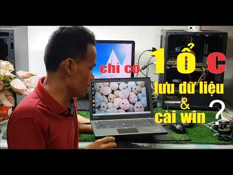 Cách sao lưu dữ liệu, cài Win cho máy tính chỉ có duy nhất ổ đĩa C | Kiến Thức Máy Tính 24H