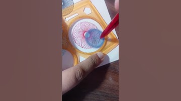 Satisfying Geometric shapes | Spirograph Simple Design 41 #shorts #trending #art