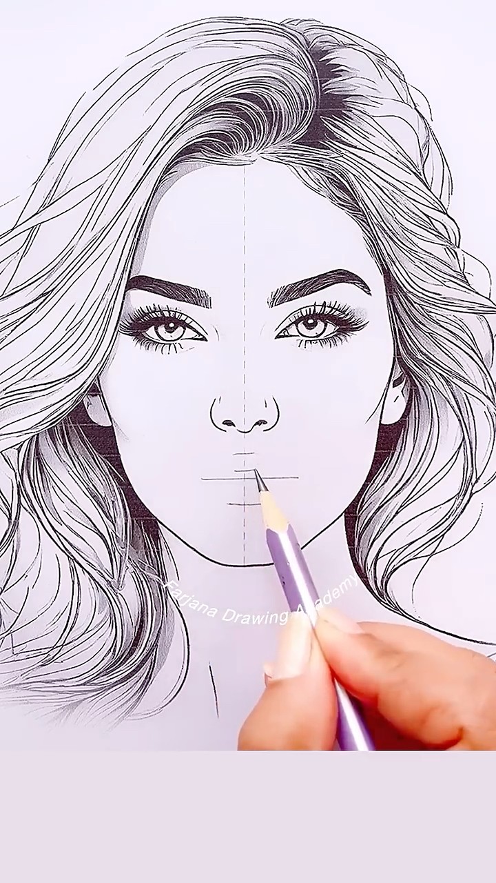 Lips drawing technique #drawing #art #shorts