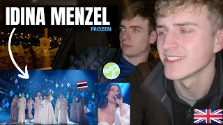 Frozen Worldwide.. | IDINA MENZEL - INTO THE UNKOWN (Oscars) | GILLTYYY REACT