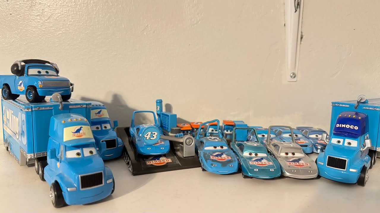 カーズ　マテル　TEAM DINOCO CREW Disney Cars Multi-Packs Team Dinoco Crew Diecast Car Set - Walmart