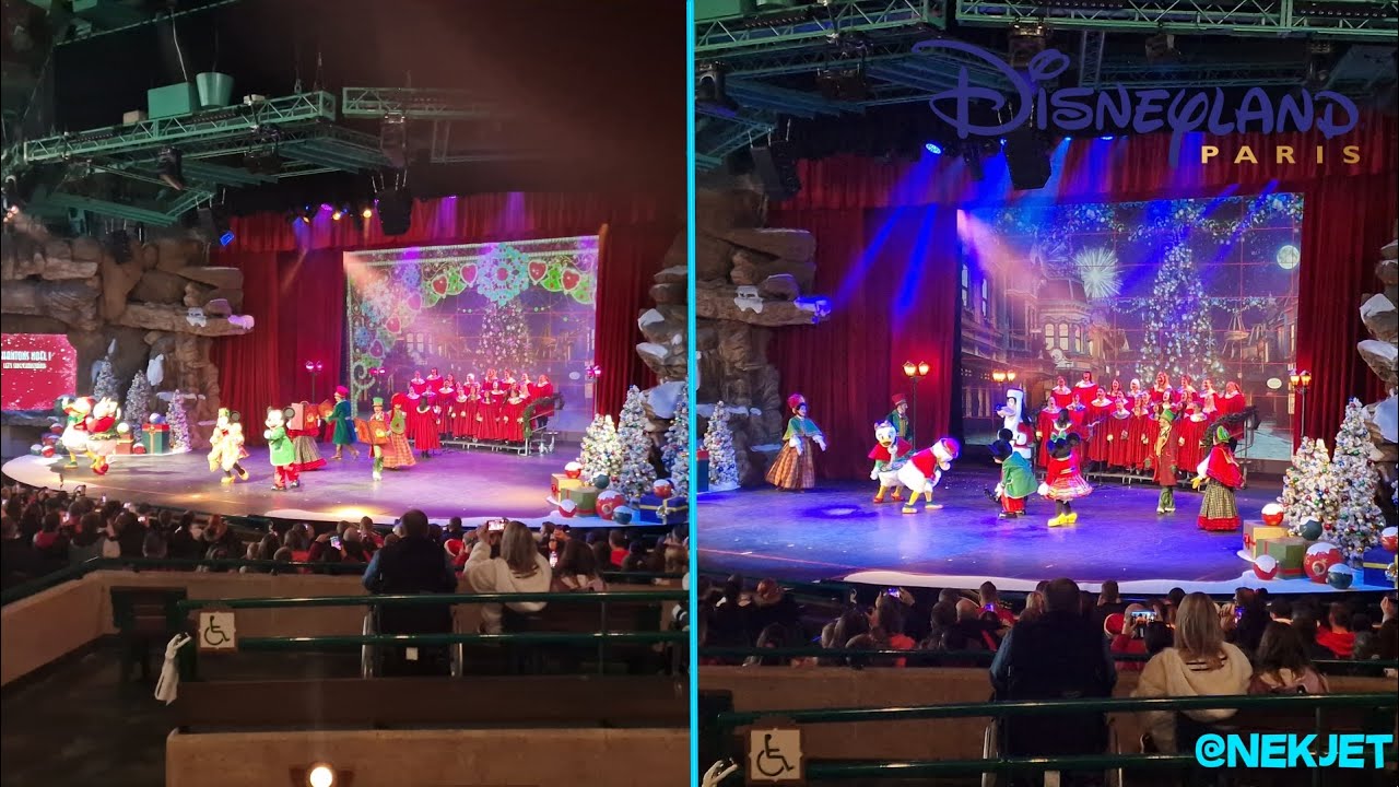 CHANTONS NOËL DISNEYLAND PARIS ( SPECTACLE 2022 , 4K60FPS ) YouTube
