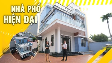 Thực tế mẫu nhà phố HIỆN ĐẠI 2 tầng 1 TUM với mức đầu tư HỢP LÝ tại Bắc Giang