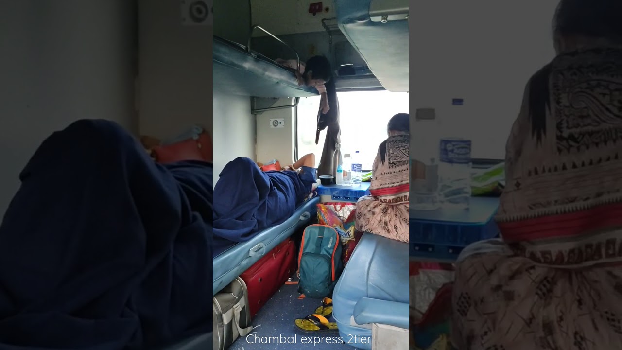 Chambal express 2 tier AC Journey Howrah to Dhaulpur