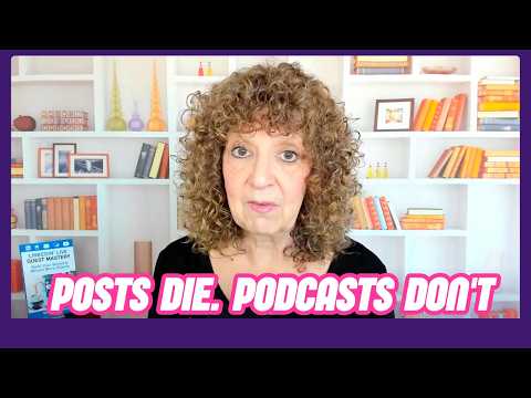 Posts Die. Podcasts Don't. Here's Why Authors Need to Know This