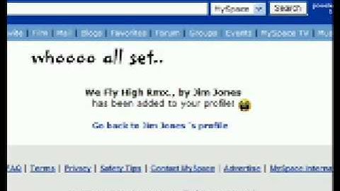 How To Add Music To Your Myspace Profile