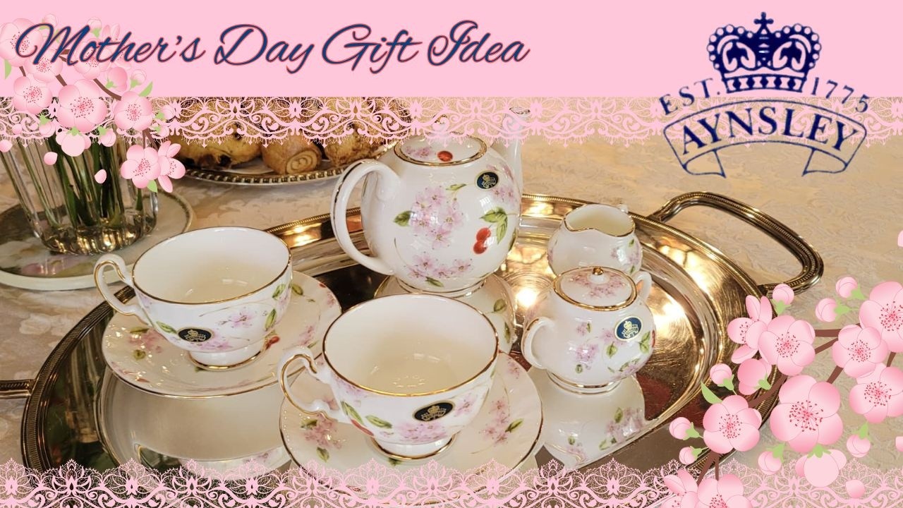 Aynsley 1775 || Cherry Blossom Tea Set || Mother's day 2026