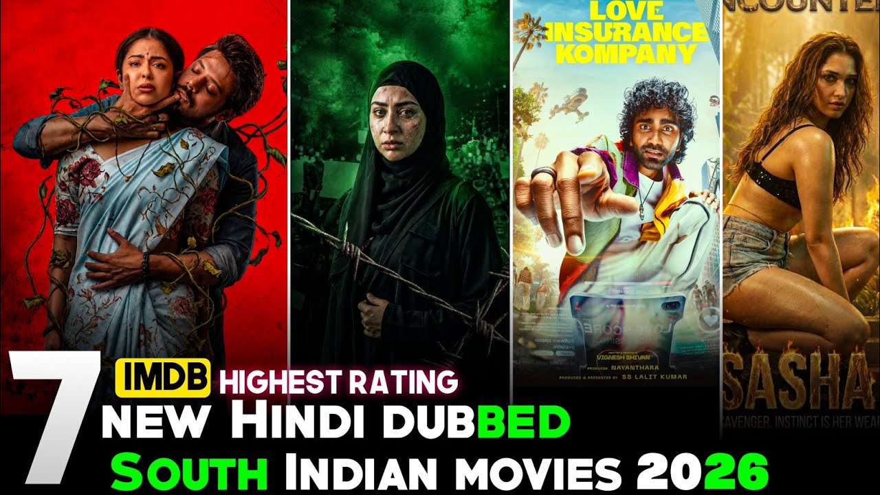 Top 7 New 2026 south indian movies in hindi |suspense thriller movies ...