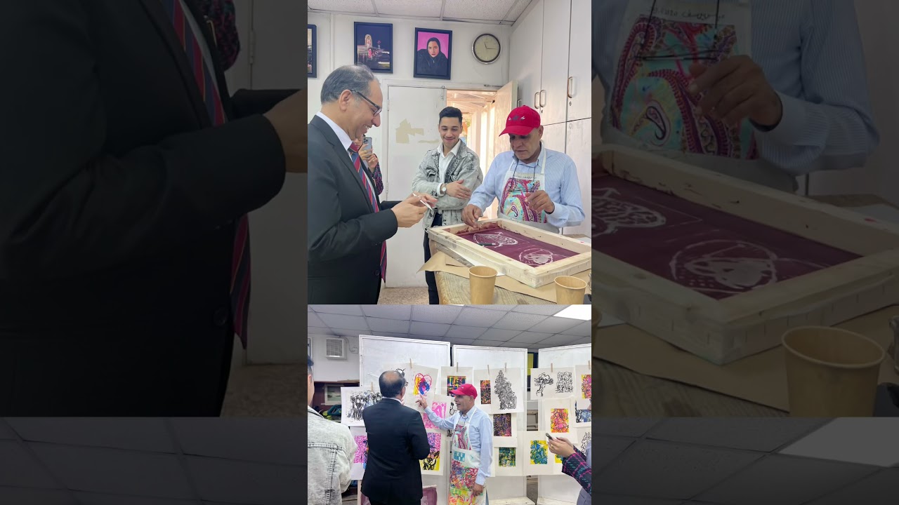 Pakistan Ambassador visits to my art event 🙏 Art Vlog 