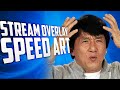 Speed art 4  stream overlay  grindheadjim