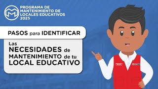 Programa de Mantenimiento identificación de necesidades de mantenimiento