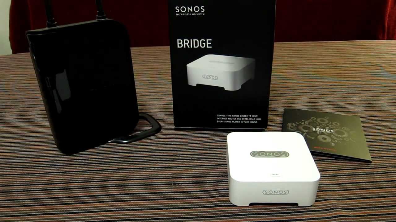 Sonos Bridge - on Review. Part of multi-room home setup - YouTube