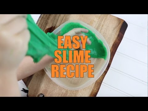 DIY Slime Recipe Using Glue and Liquid Starch