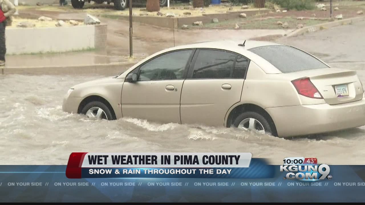 Wet weather in Pima County YouTube