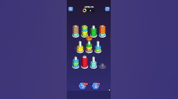 Nut Sort Gameplay - Level 216| Sorting Puzzle Challenge #androidgaming #gamingcommunity #nutsort