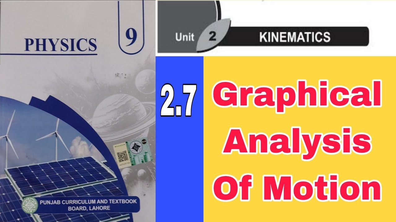 9th Class Physics Chapter 2 | Kinematics | Topic 2.7 Graphical Analysis ...
