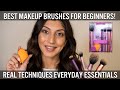 BEST MAKEUP BRUSHES For Beginners [Real Techniques Everyday Essentials Set]