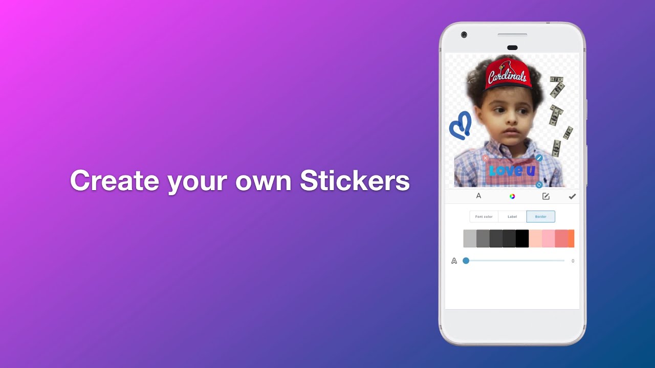 How to Create your own stickers - YouTube