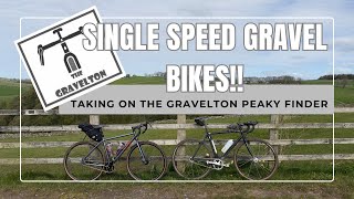 Single speed gravel bike ride | Gravelton Peaky Finder