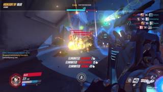 Zarya Sextuple Kill Overwatch Highlight