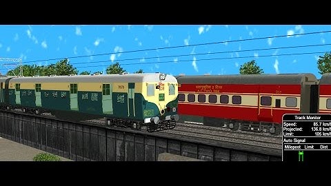 64471/Ghaziabad Panipat MEMU  गाज़ियाबाद पानीपत मेमू || IR In MSTS Open Rail