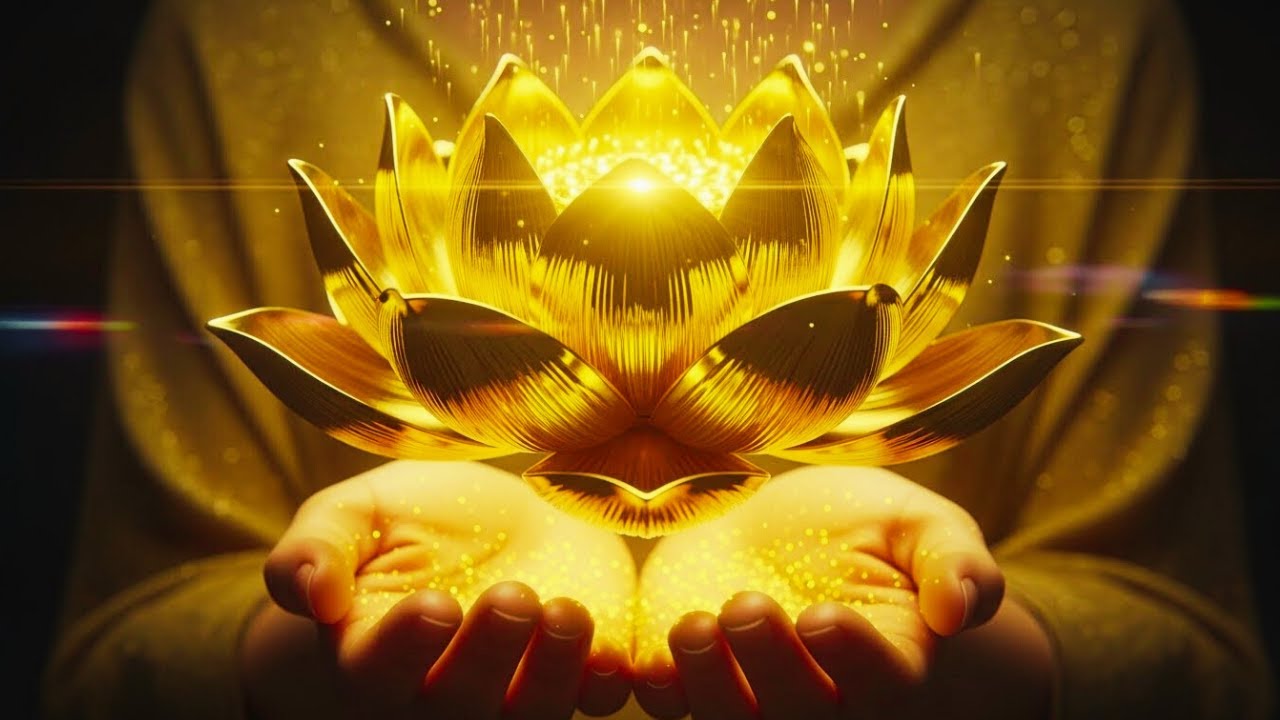 A Gentle Calm Is Flowing In • Golden Lotus Peace & Abundance | 1111Hz