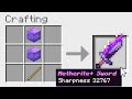Minecraft UHC but you can craft a NETHERITE BLOCK sword..