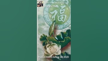 Máy in tranh tường 3D 2020, Máy in UV, Công nghệ Epson đỉnh cao.