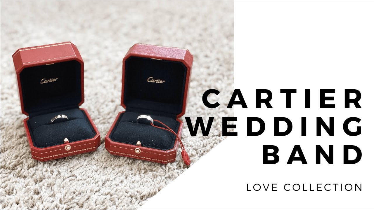 cartier love wedding band unboxing