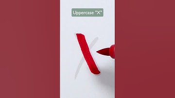 Mini tutorial : learn to write  « W » with a brush pen #moderncalligraphy #calligraphy  #lettering