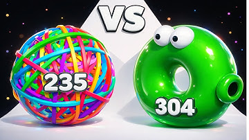 JELLY AIRBORNE 🍬 vs FLEXY RUNNER ♾️ ASMR Gameplay | Ball Run Math Challenge Max Level Android iOS WE
