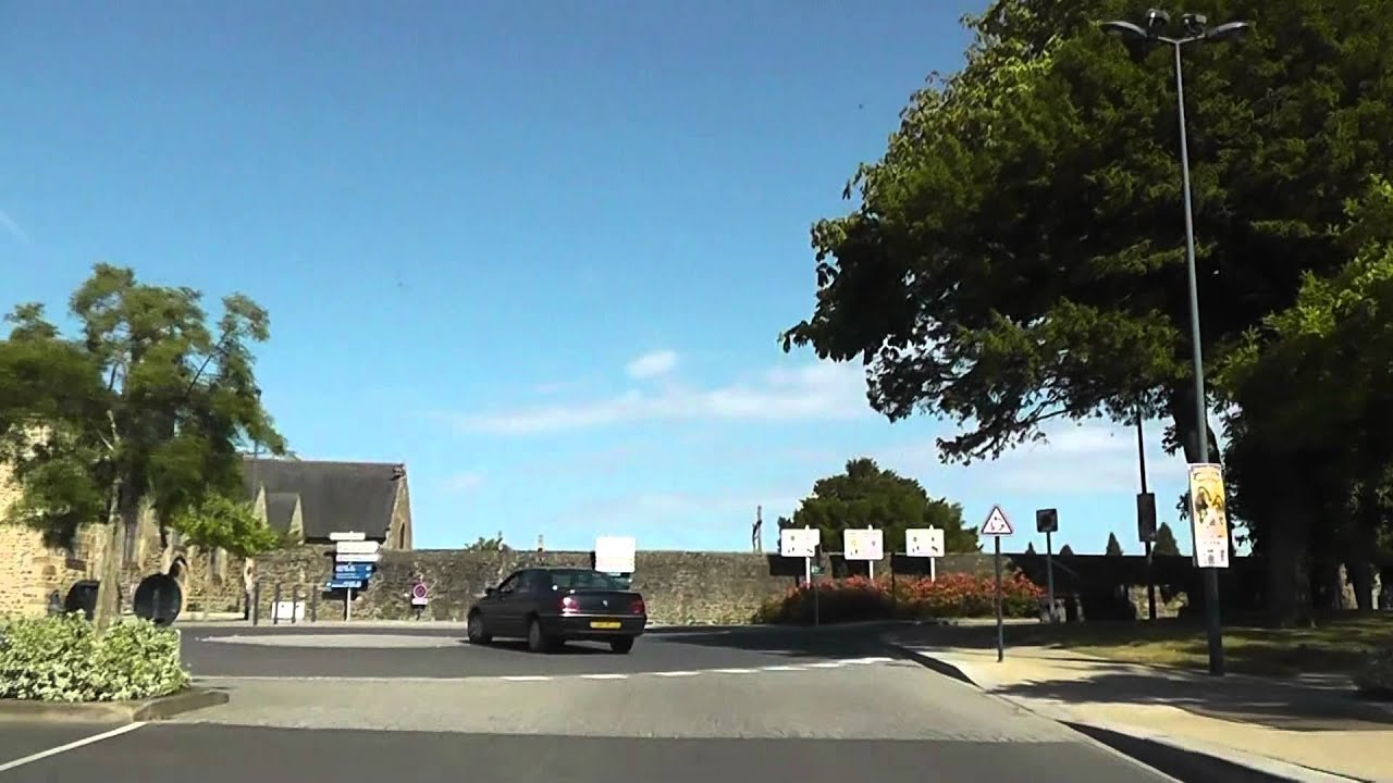 Driving On Rue de l'Espérance, Rue de la Paix & Rue du Commerce, 22190 Plérin, Brittany, France