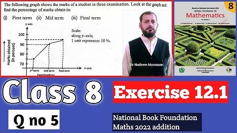 Class 8 Exercise 12.1 Q no 5 Ex 12.1 NBF Maths  relationship between earning & years graphically