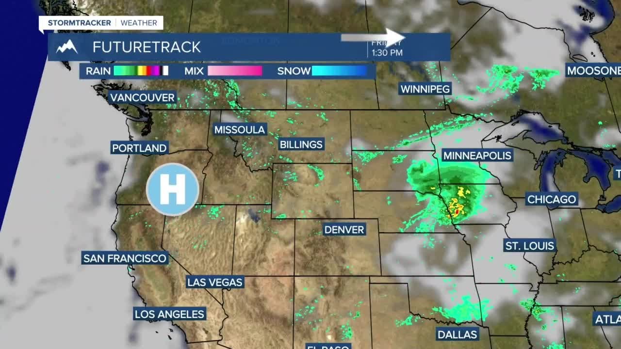 Isolated thunderstorms Thursday afternoon - YouTube
