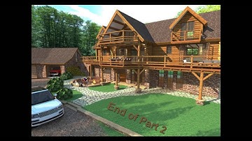 Log House Sketchup Speedbuild Part 2