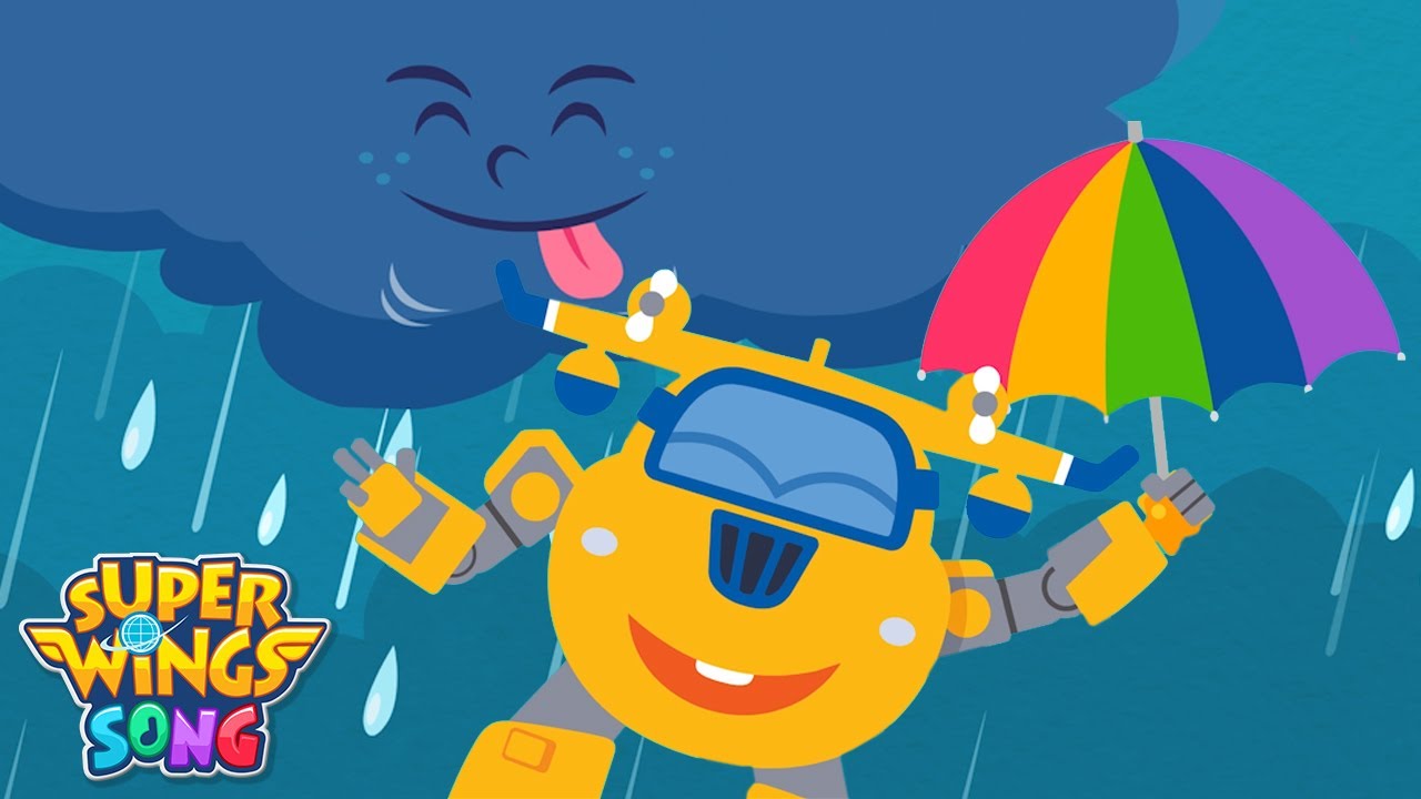 Superwings Rain Songs | + More Kids Songs | Kids song | Super wings Song | nursery rhymes