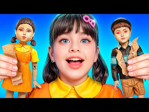 Az apró Kartonpapír Squid Game életre kelt!