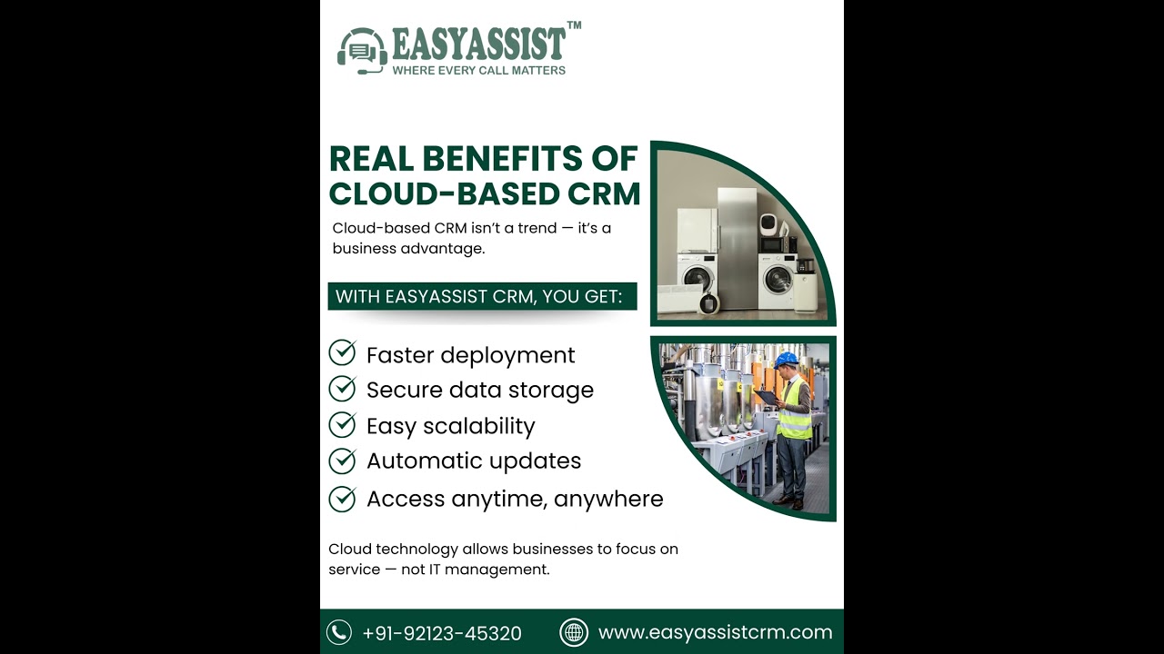 Easyassist - Real Benefits of Cloud-Based CRM
