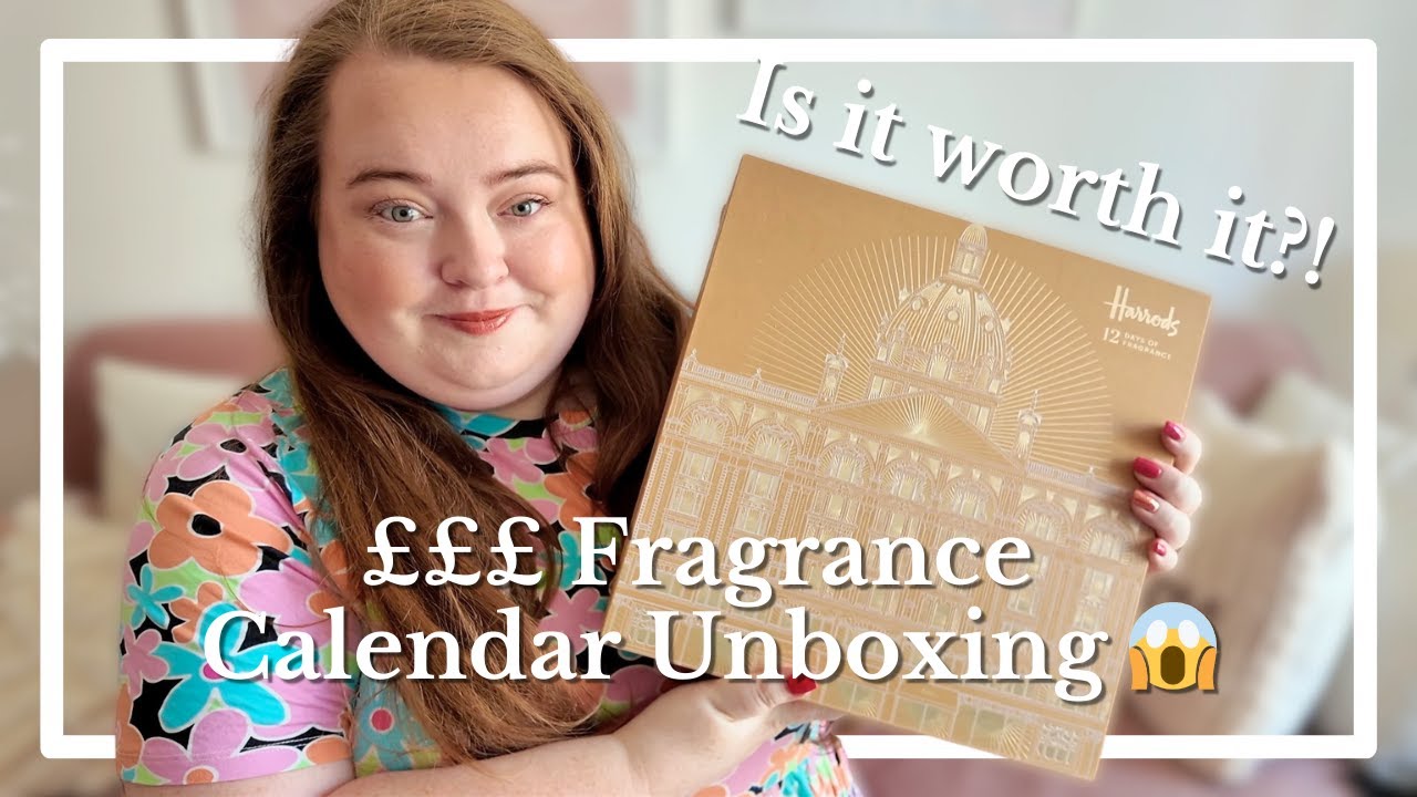 I Spent £££ on the Harrods Fragrance Calendar 😱 | Unboxing with My Fiancé