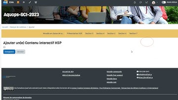 Créer H5P dans la banque de contenu